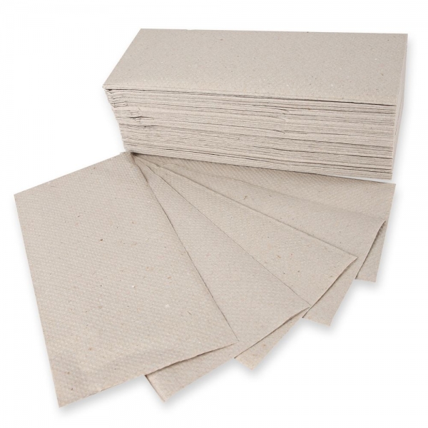 Papierhandtücher 1-lagig natur - 5.000 Stck.