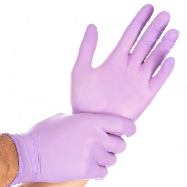 Nitrilhandschuhe violett puderfrei - SAFE VIOLET (100 Stck.)